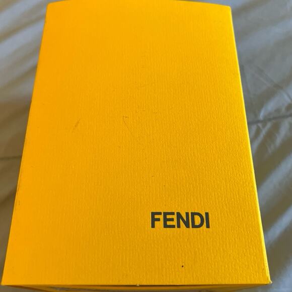 Fendi Ballerina Camacho Cracle Sabina Oro flats - rubber sole shoes Size 37 - Picture 2 of 10